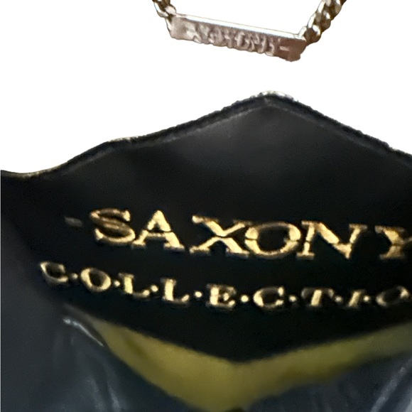 Vintage Saxony Collection 1980’s Two tone Leather Jacket - Picture 7 of 10